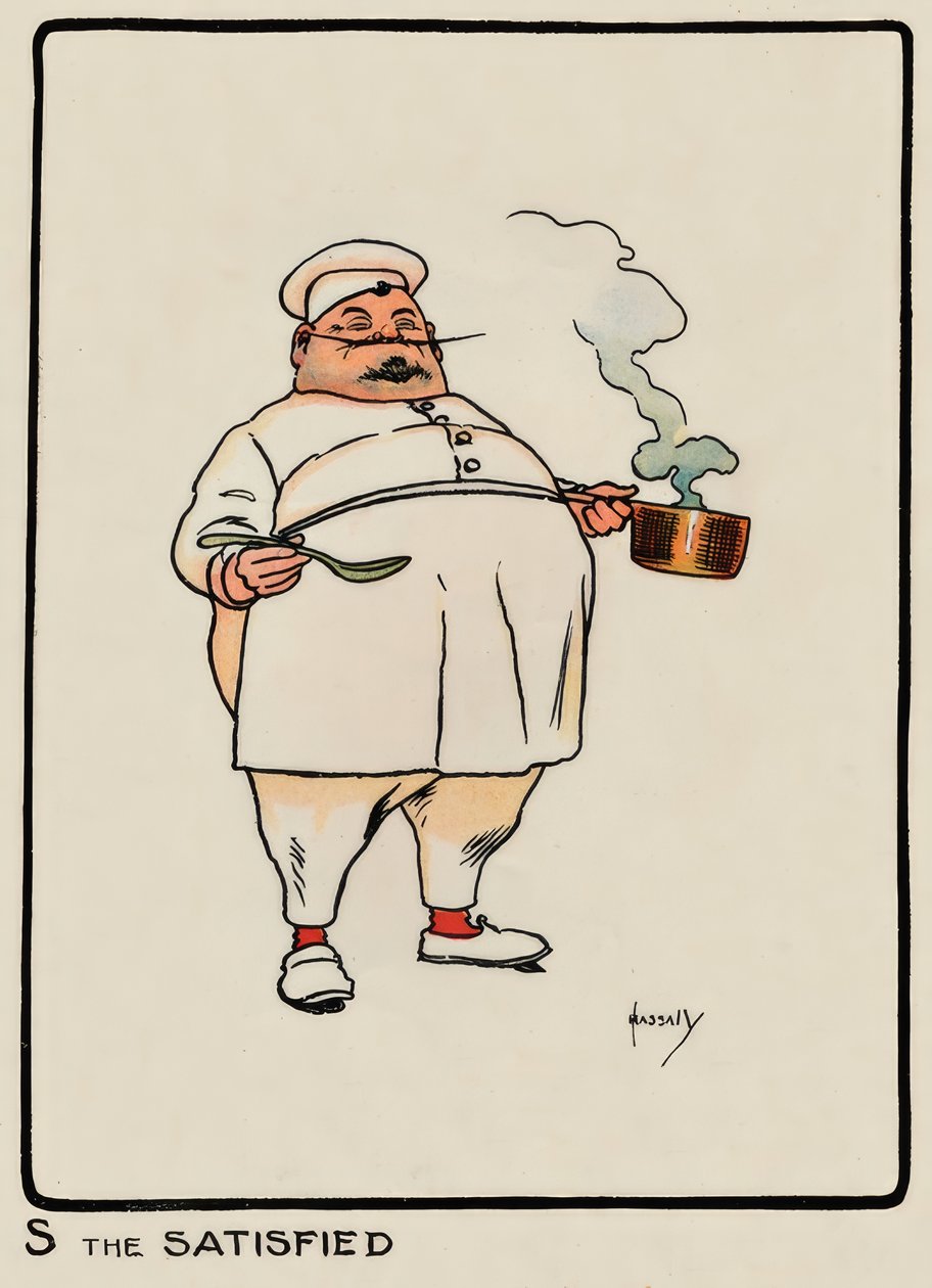 S Zadowolony / J. Hassall / Zeichnung, 1903 autorstwa John Hassall