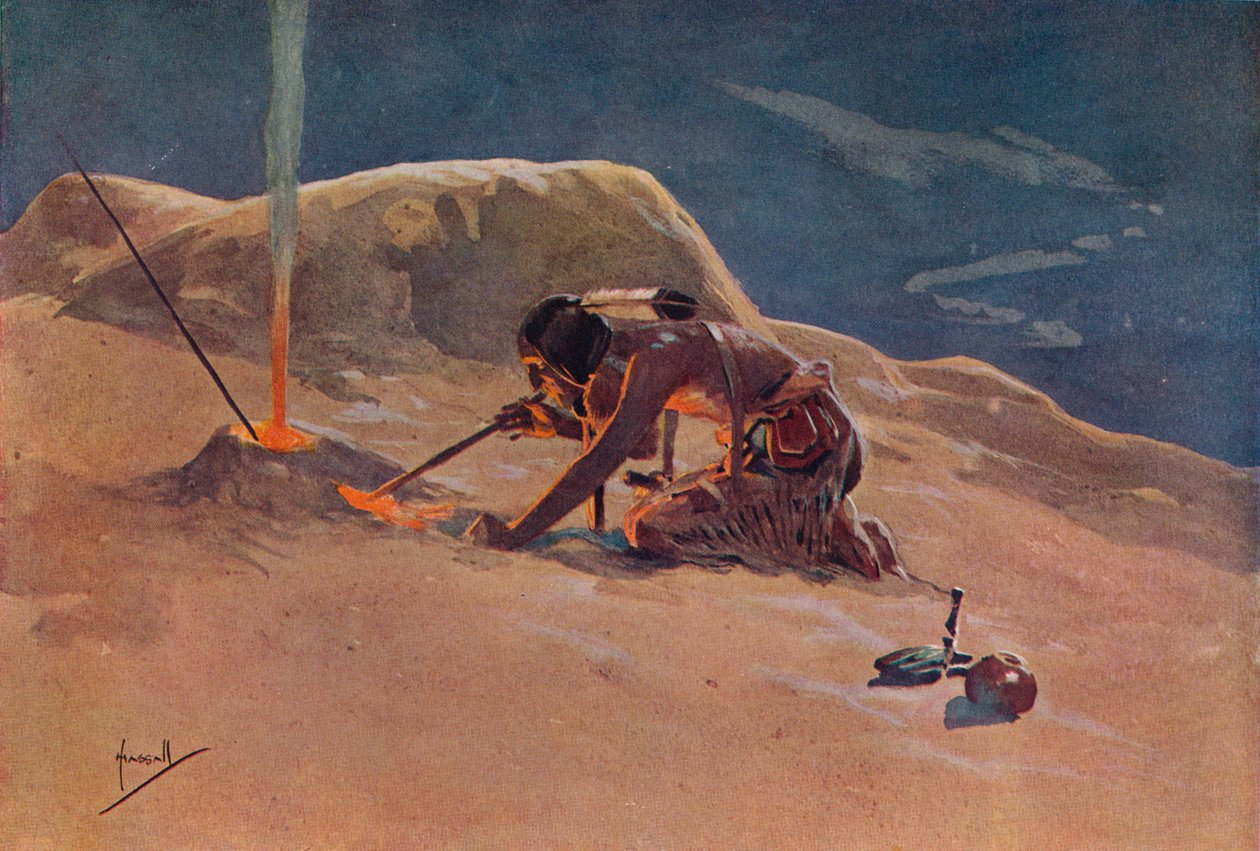 Kuźnia, XX w. 1914-1915 autorstwa John Hassall