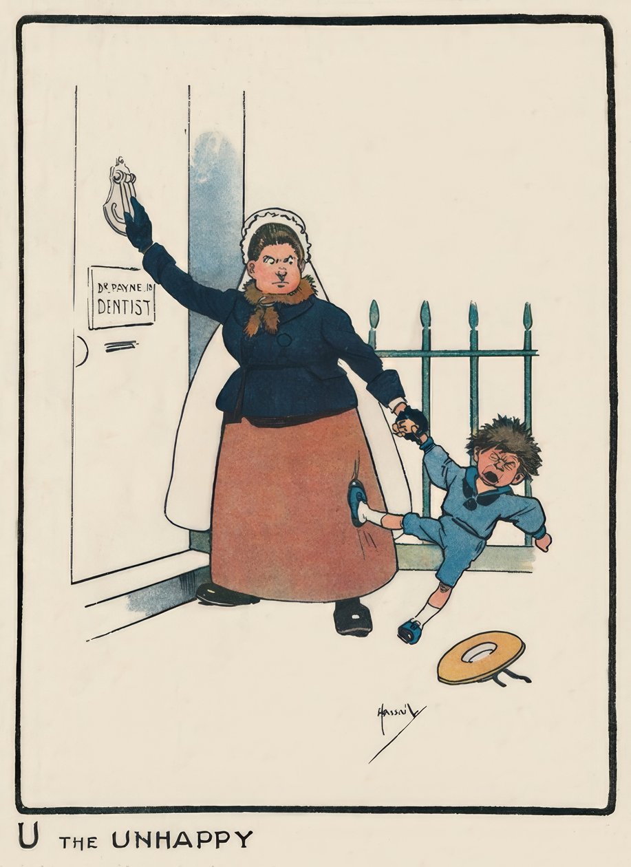 U nieszczęśliwy / J. Hassall / Zeichnung, 1903 autorstwa John Hassall