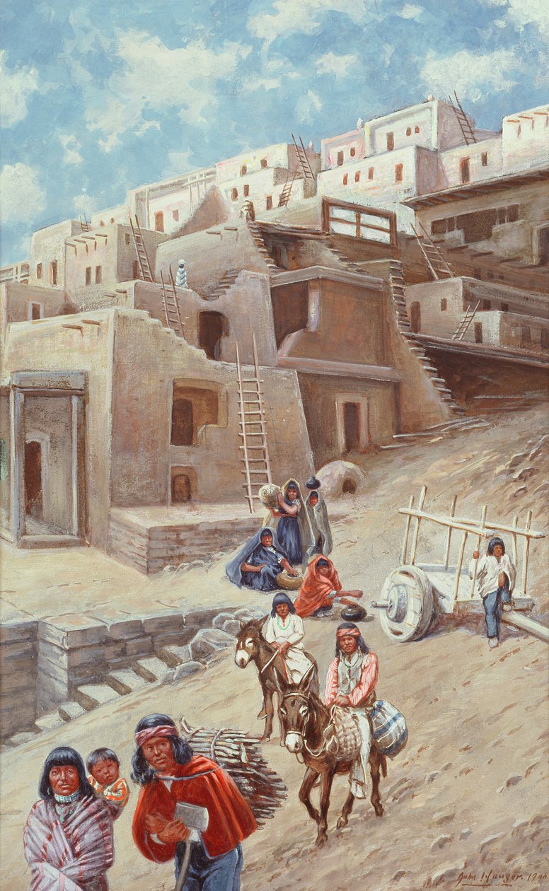 Wieś Wieś, 1900 autorstwa John Hauser