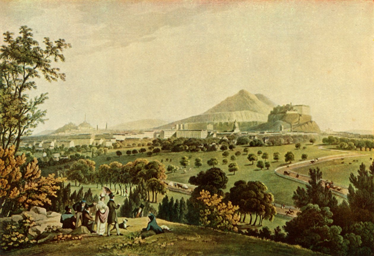 „Miasto Edynburga”, 1824, 1946. autorstwa John Heaviside Clark