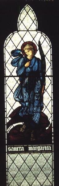 Św. Małgorzata, z kościoła Św. Piotra, Bramley, Yorkshire autorstwa John Henry Dearle