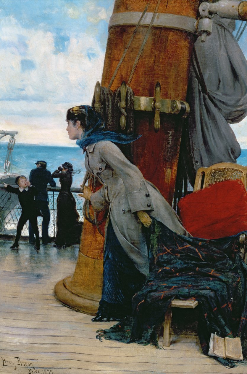 Podróż przez Atlantyk, 1879 autorstwa John Henry Frederick Bacon
