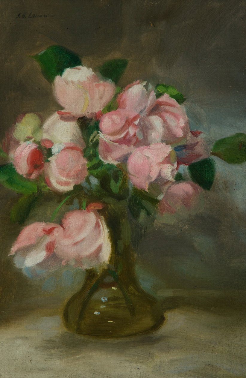 Martwa natura z wazonem z kwiatami autorstwa John Henry Lorimer