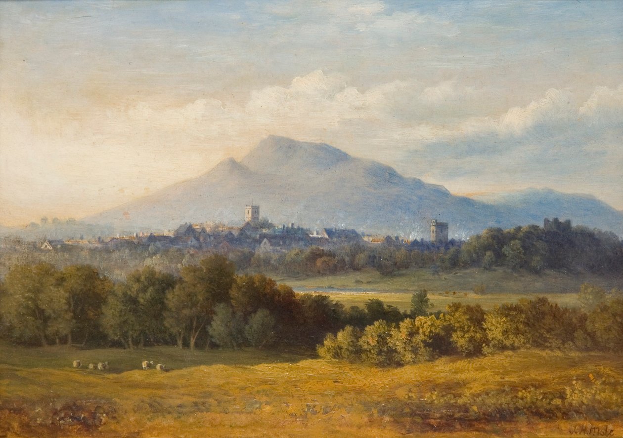 „Abergavenny”, 1834-1886 autorstwa John Henry Mole