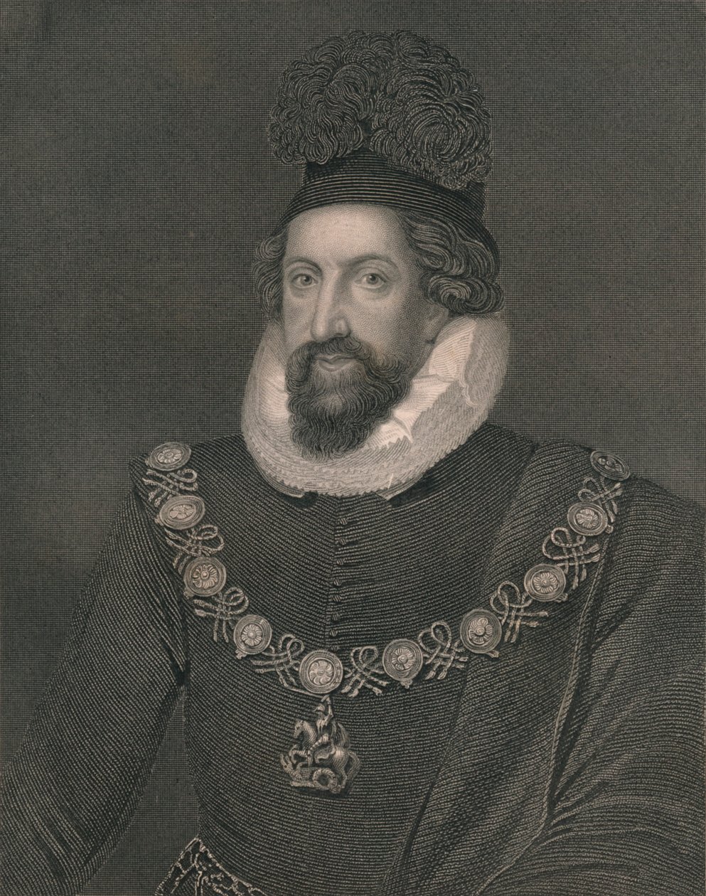 Thomas Howard, hrabia Suffolk, ok. 1600, początek połowy XIX wieku. autorstwa John Henry Robinson