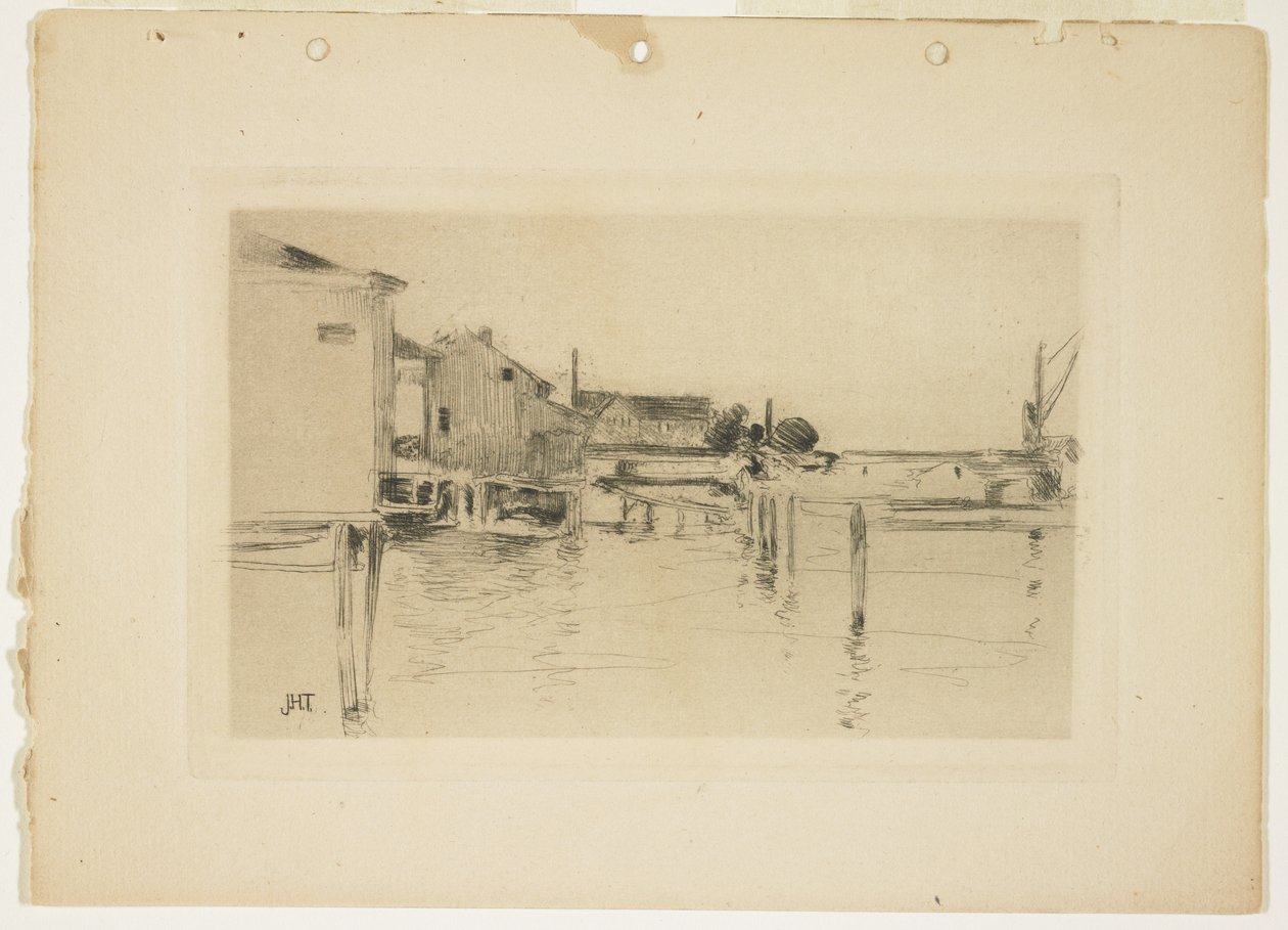 Bridgeport, 1888-1889 autorstwa John Henry Twachtman