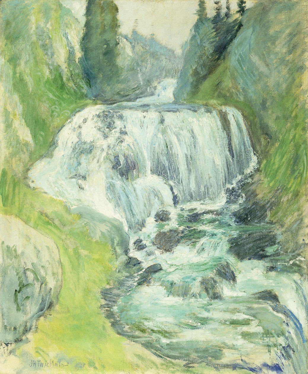 Kaskady, autorstwa John Henry Twachtman