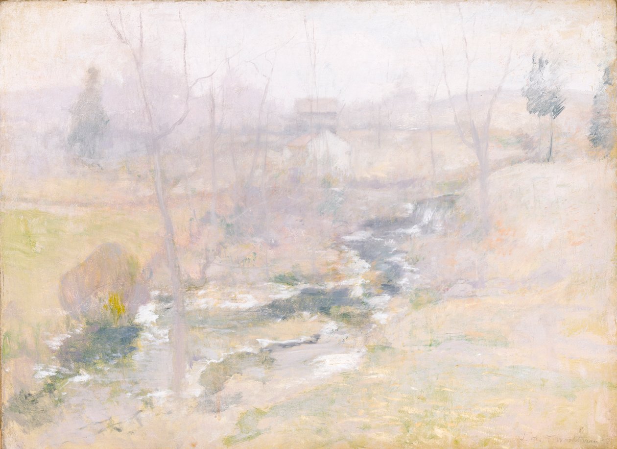 Koniec zimy, po 1889 roku. autorstwa John Henry Twachtman