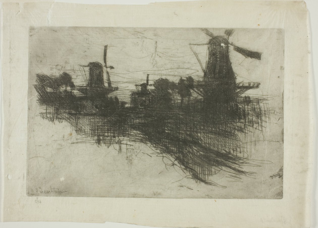 Wieczór autorstwa John Henry Twachtman