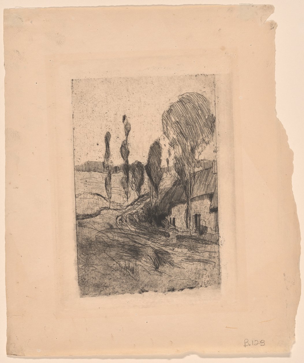 Francuski krajobraz autorstwa John Henry Twachtman