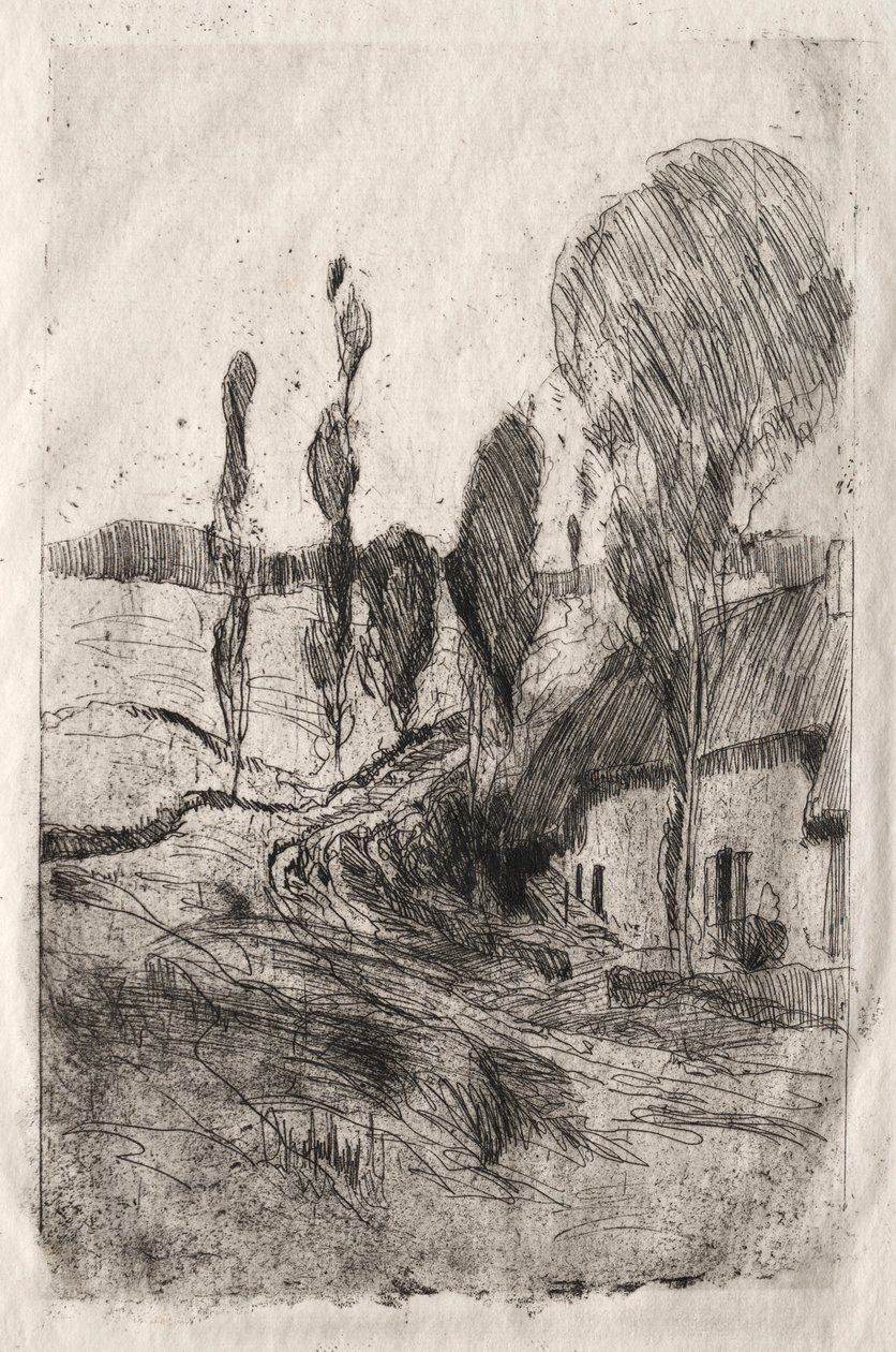 Krajobraz francuski, ca. 1884-89. autorstwa John Henry Twachtman