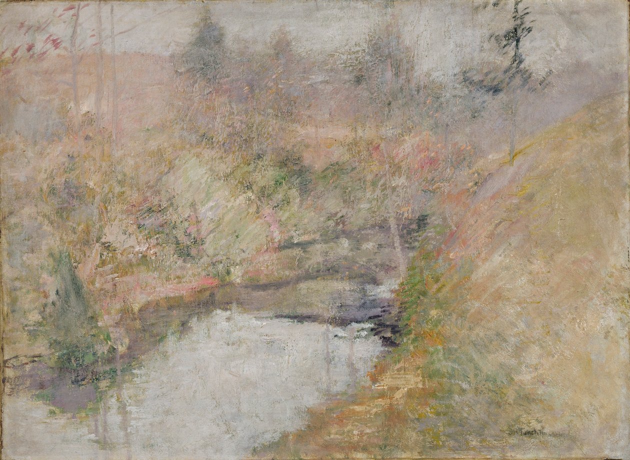 Basen Hemlock autorstwa John Henry Twachtman
