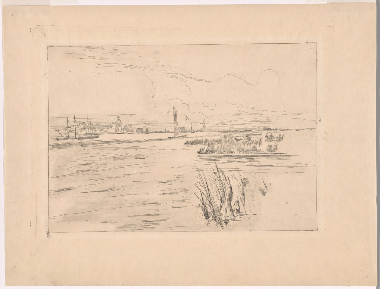 Holland Dykes autorstwa John Henry Twachtman