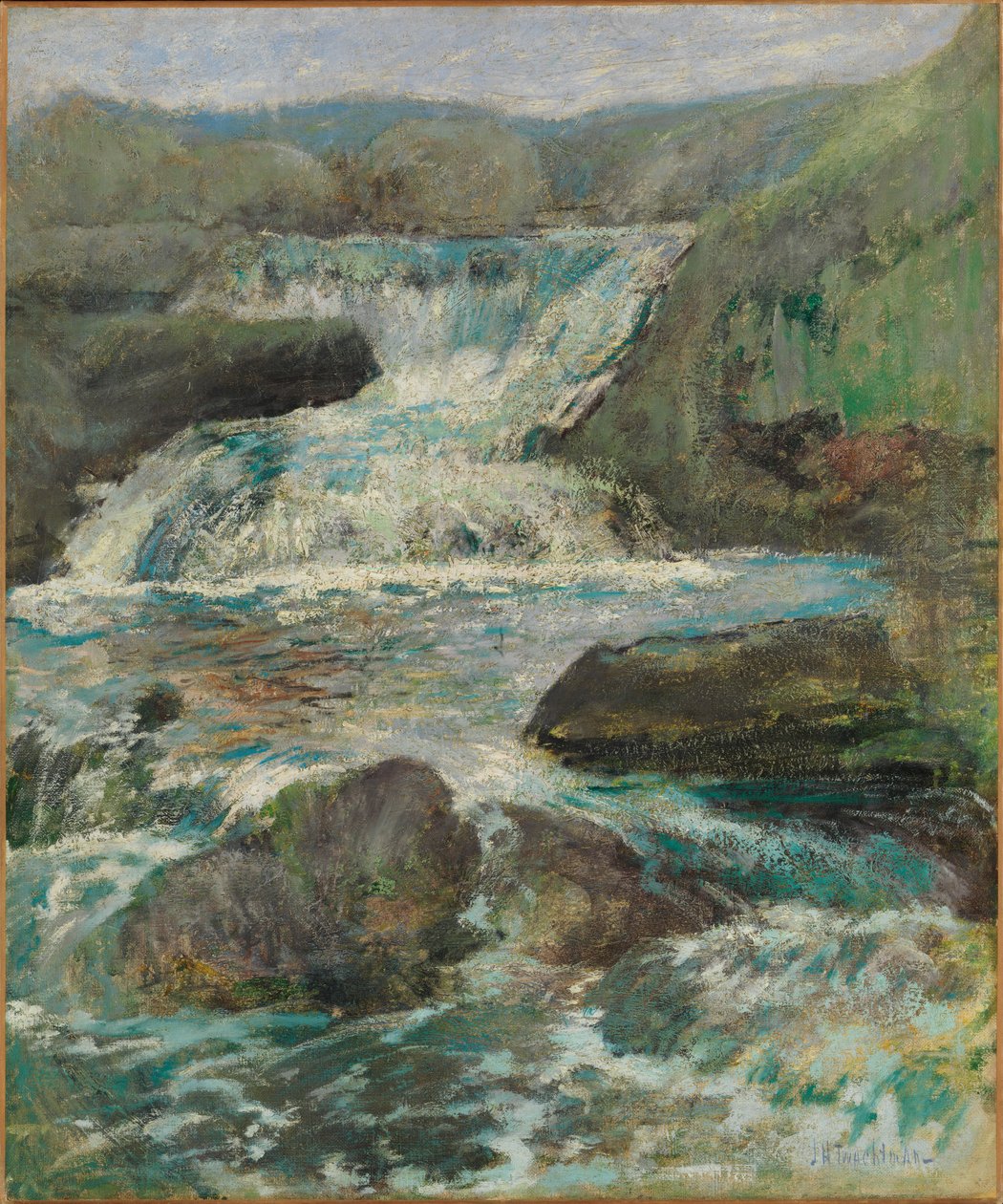 Wodospady Horseneck autorstwa John Henry Twachtman