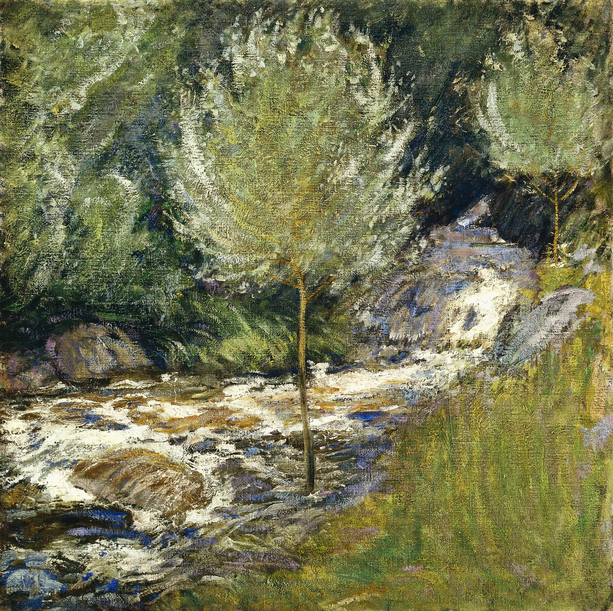 Wodospad Horseneck, Greenwich, Connecticut, autorstwa John Henry Twachtman