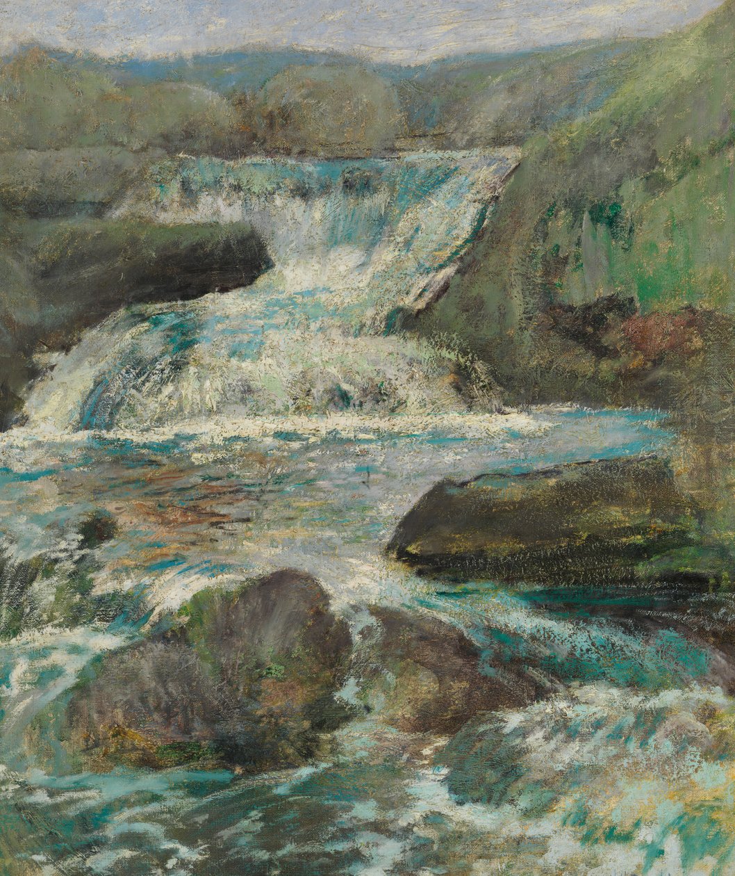 Wodospad Końskiej Szyjki 1889-1900. autorstwa John Henry Twachtman