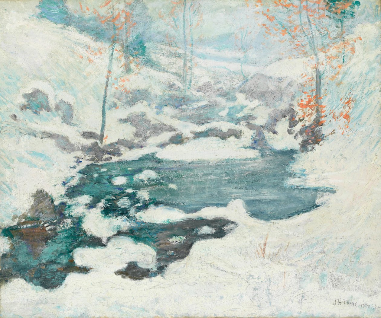 W lodzie, ok. 1889. autorstwa John Henry Twachtman
