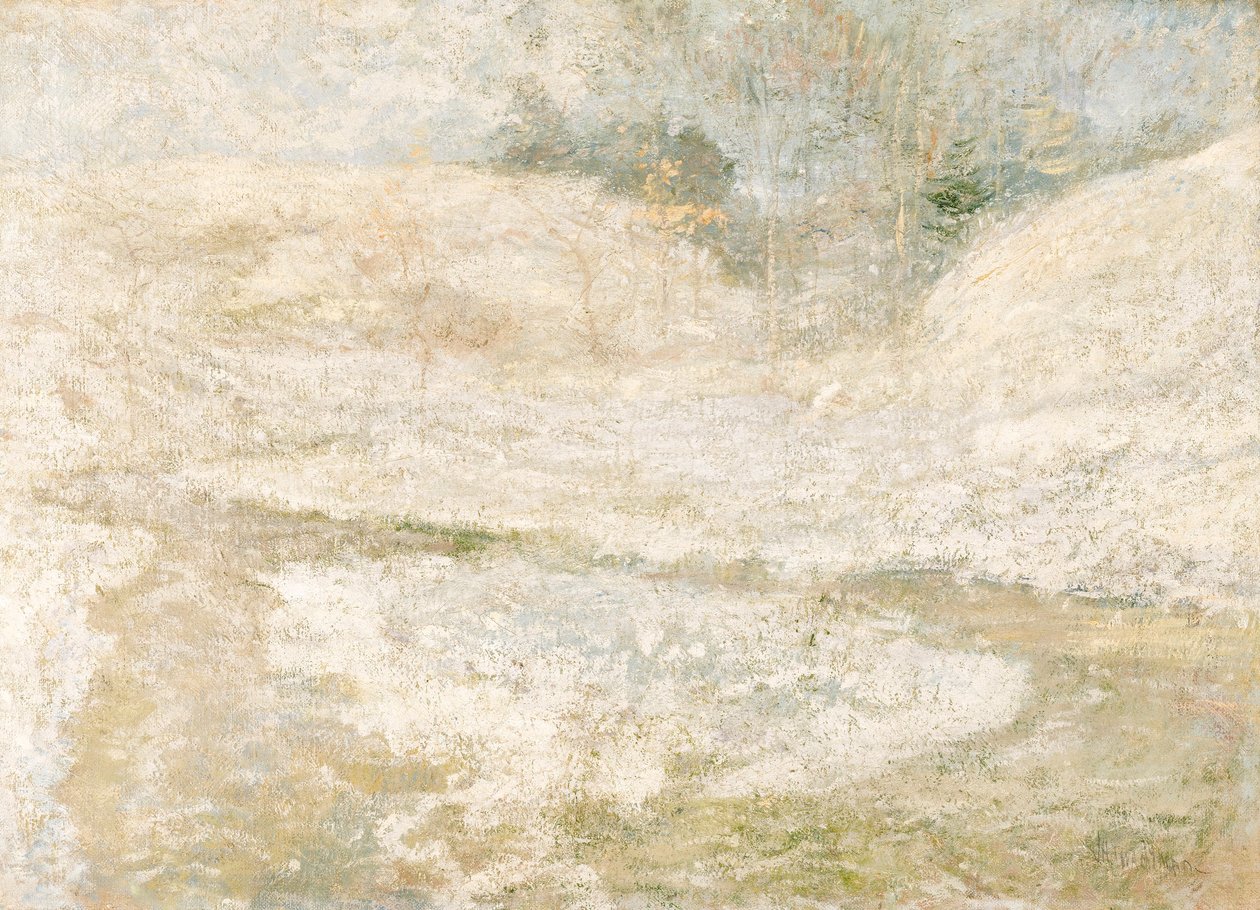 The Brook, Greenwich, Connecticut autorstwa John Henry Twachtman