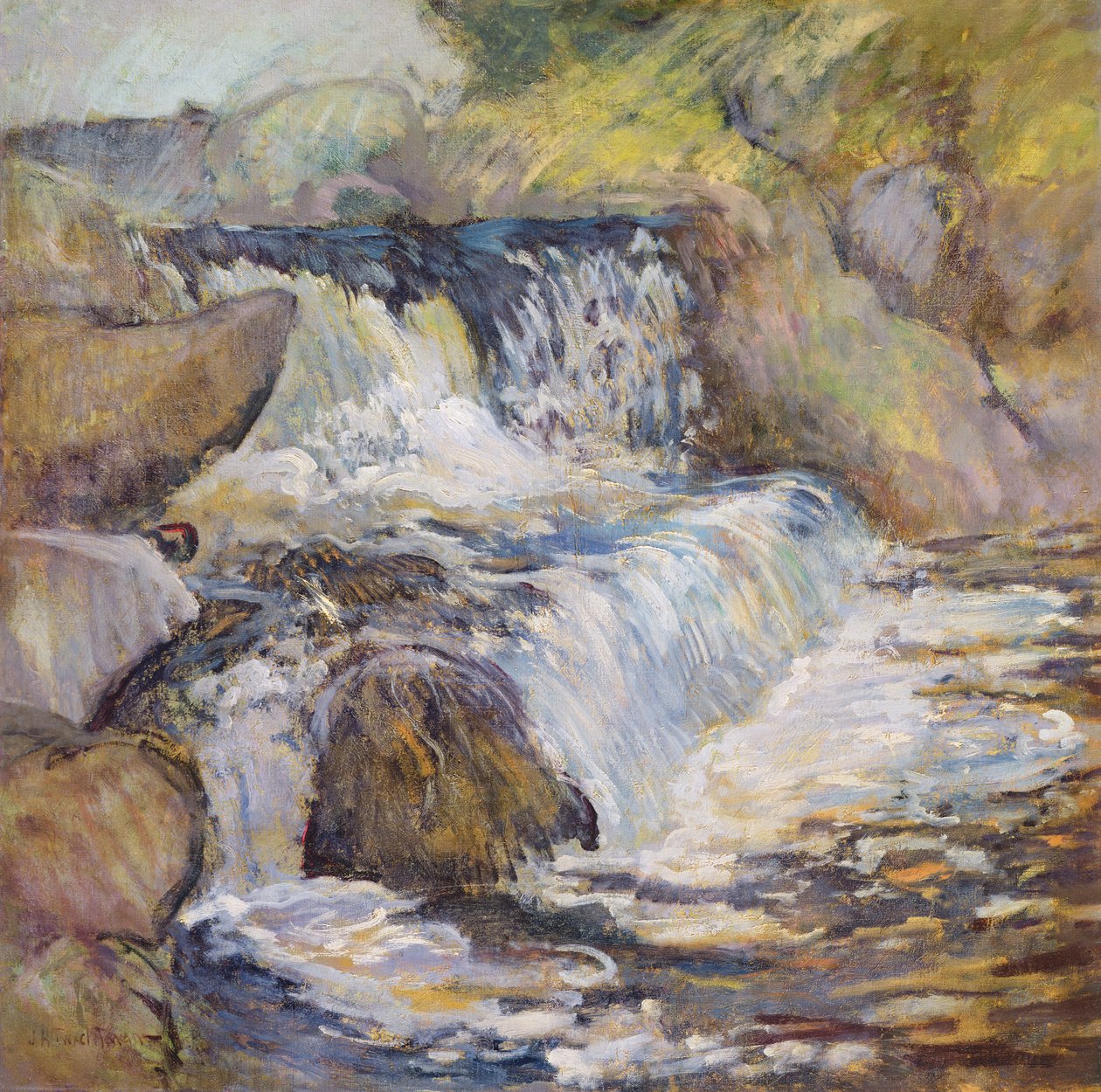 Kaskada, ok.1889 autorstwa John Henry Twachtman