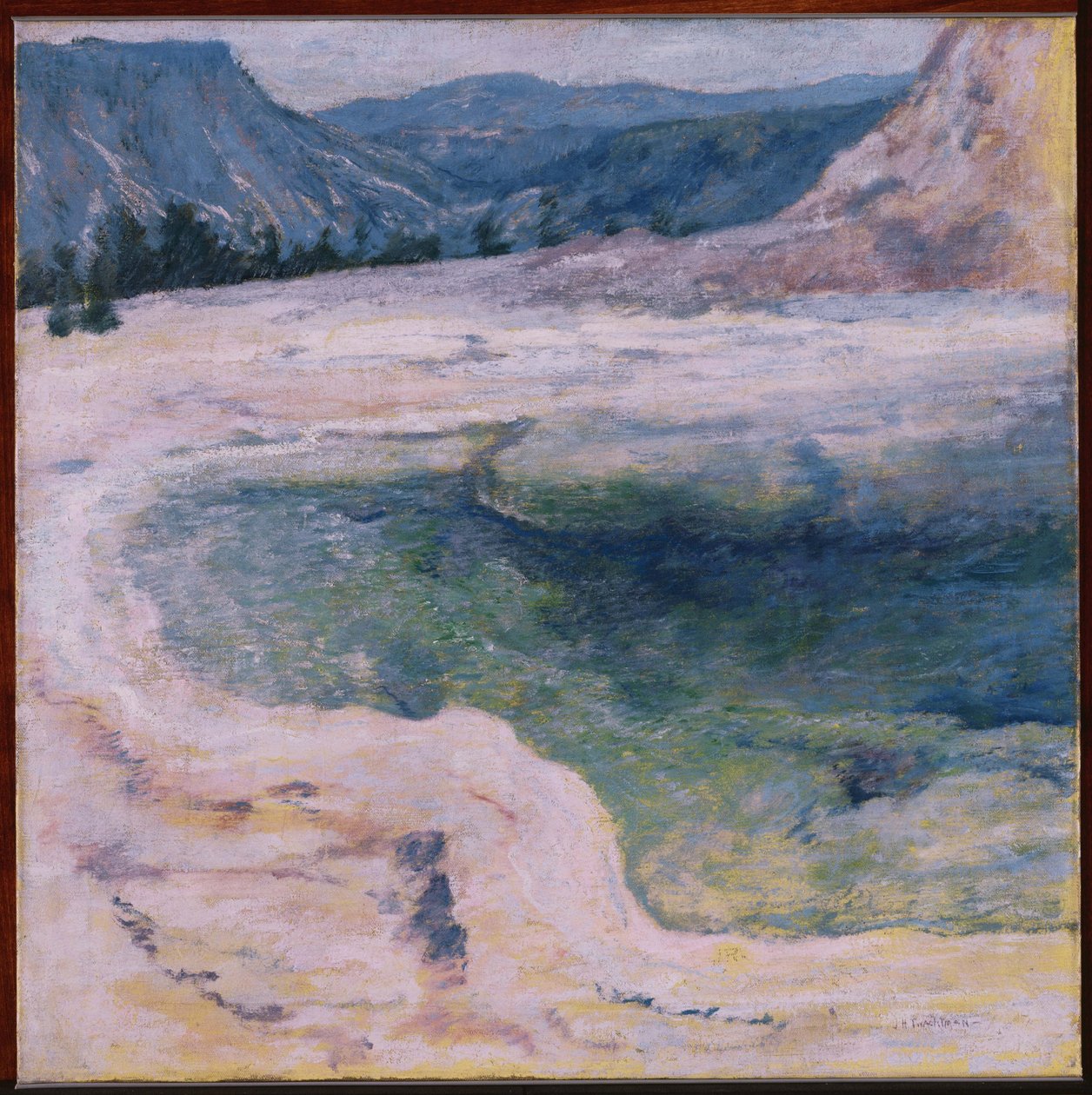 Szmaragdowy basen autorstwa John Henry Twachtman