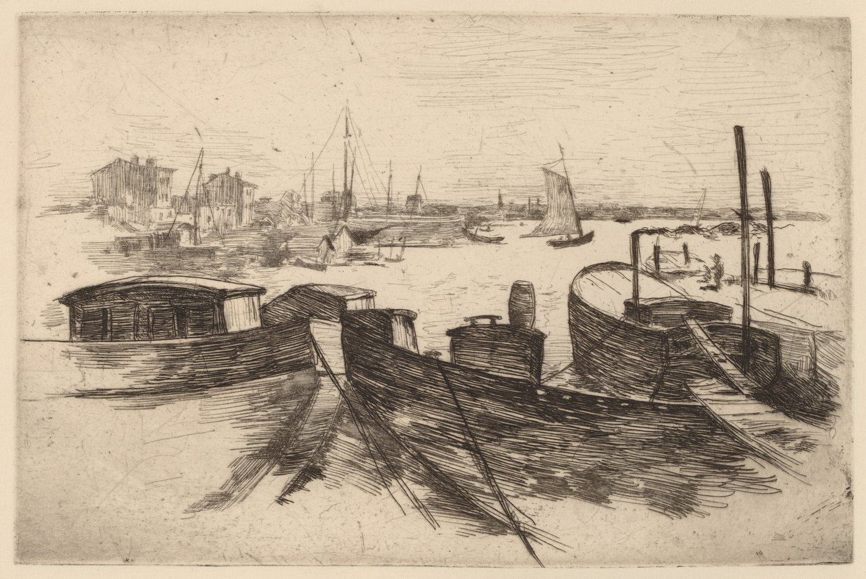 Port, Bridgeport autorstwa John Henry Twachtman