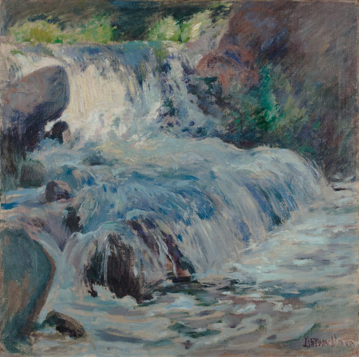 Wodospad autorstwa John Henry Twachtman