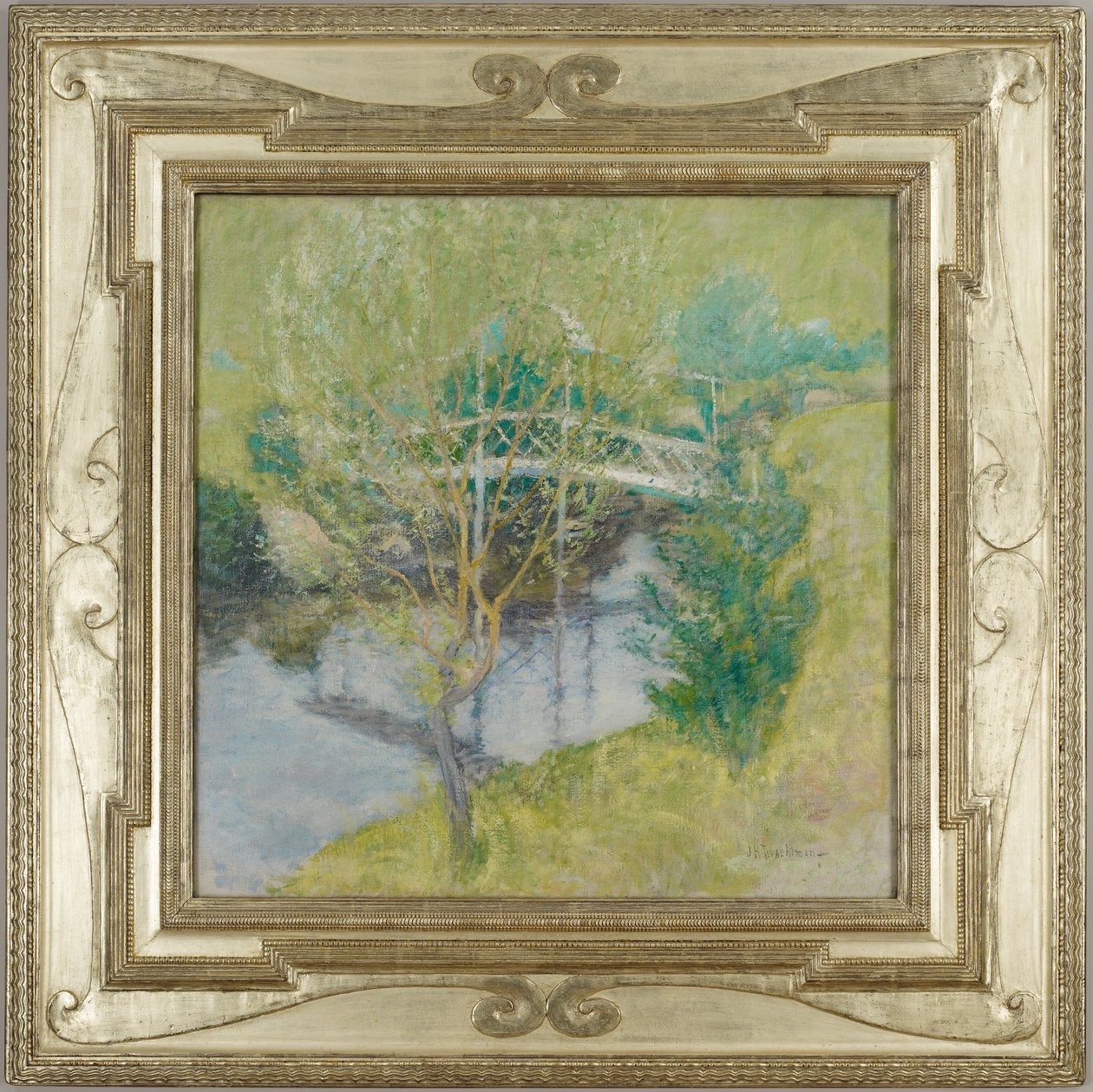 Biały most autorstwa John Henry Twachtman