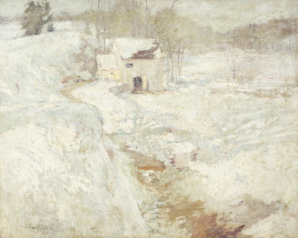 Pejzaż zimowy, lata 1890 autorstwa John Henry Twachtman