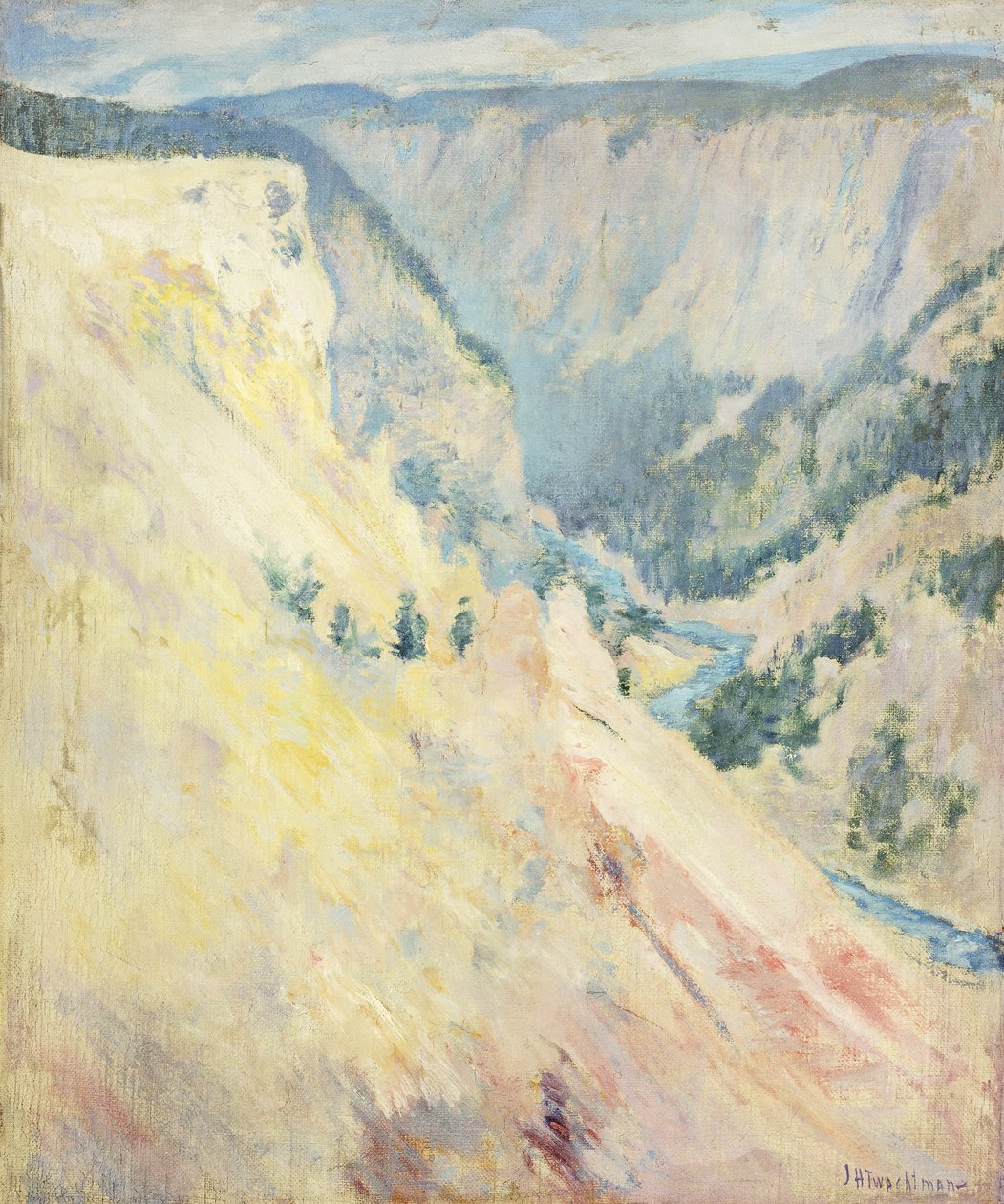 Park Yellowstone, autorstwa John Henry Twachtman