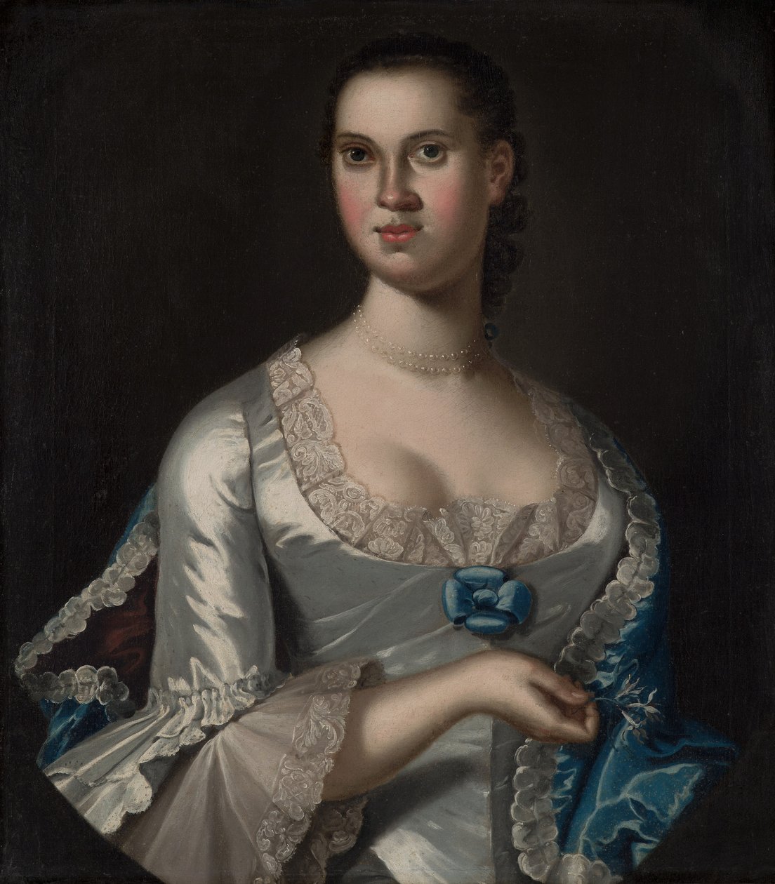 Pani Elizabeth Smith (z domu Elizabeth Chew), 1762 autorstwa John Hesselius