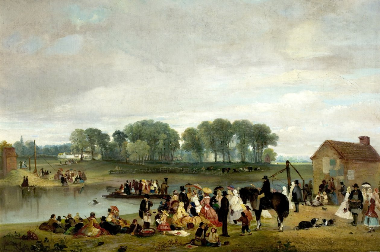 Wilford Ferry, Nottingham (Wiśniowe kolczyki) autorstwa John Holland