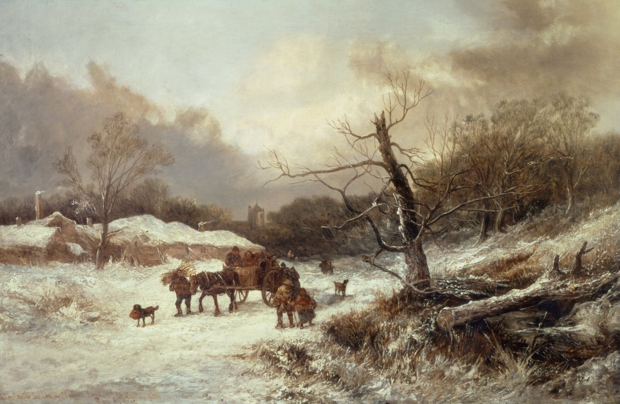 Zima na obrzeżach Sherwood Forest autorstwa John Holland