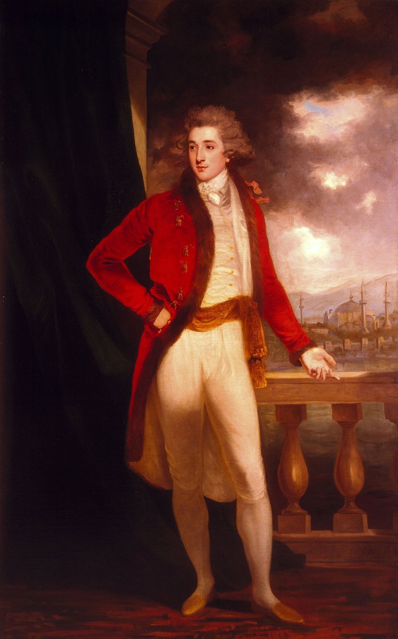 Kapitan George Porter) autorstwa Johna Hoppnera, RA autorstwa John Hoppner