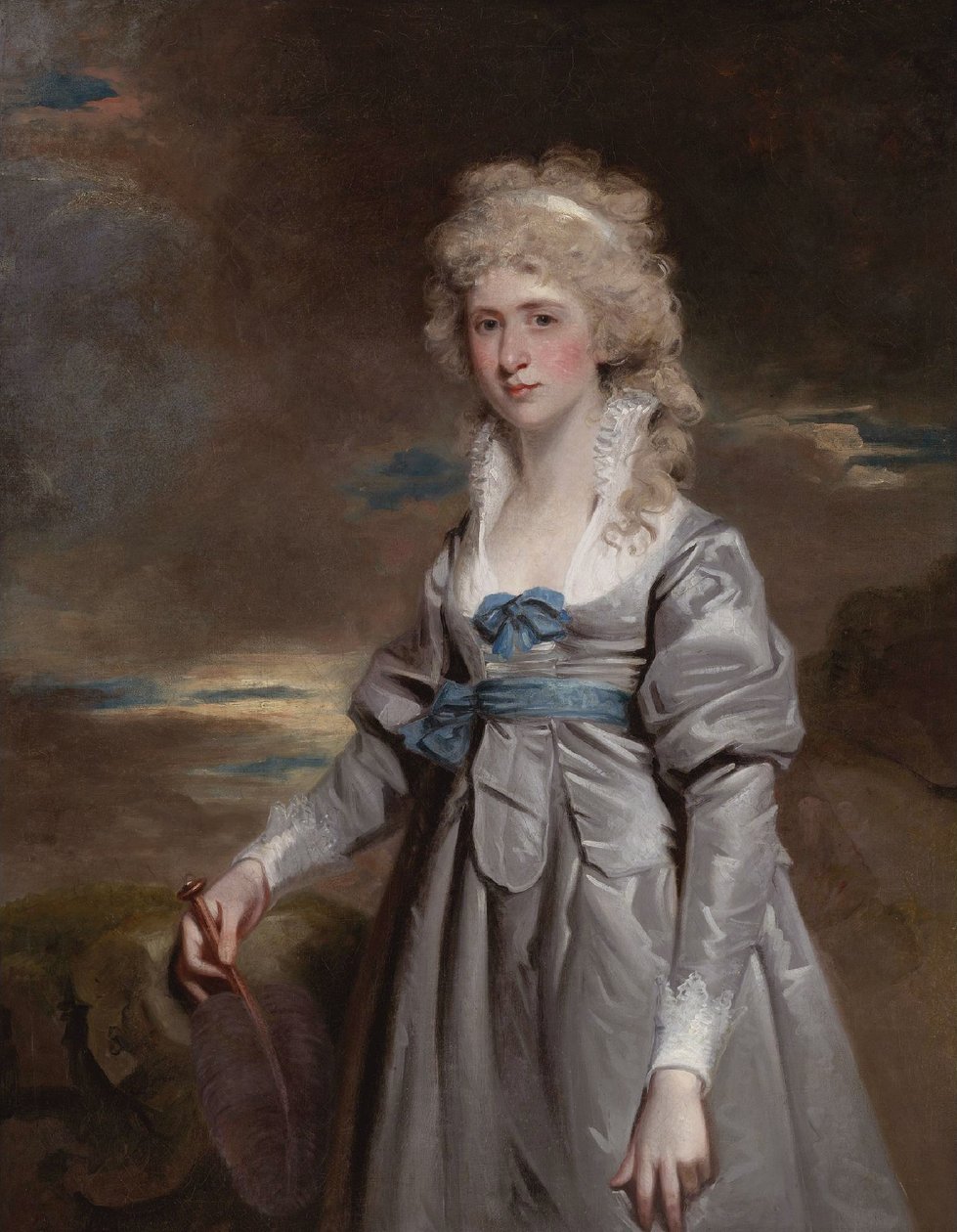 Charlotte Walsingham, Lady Fitzgerald autorstwa Johna Hoppnera autorstwa John Hoppner