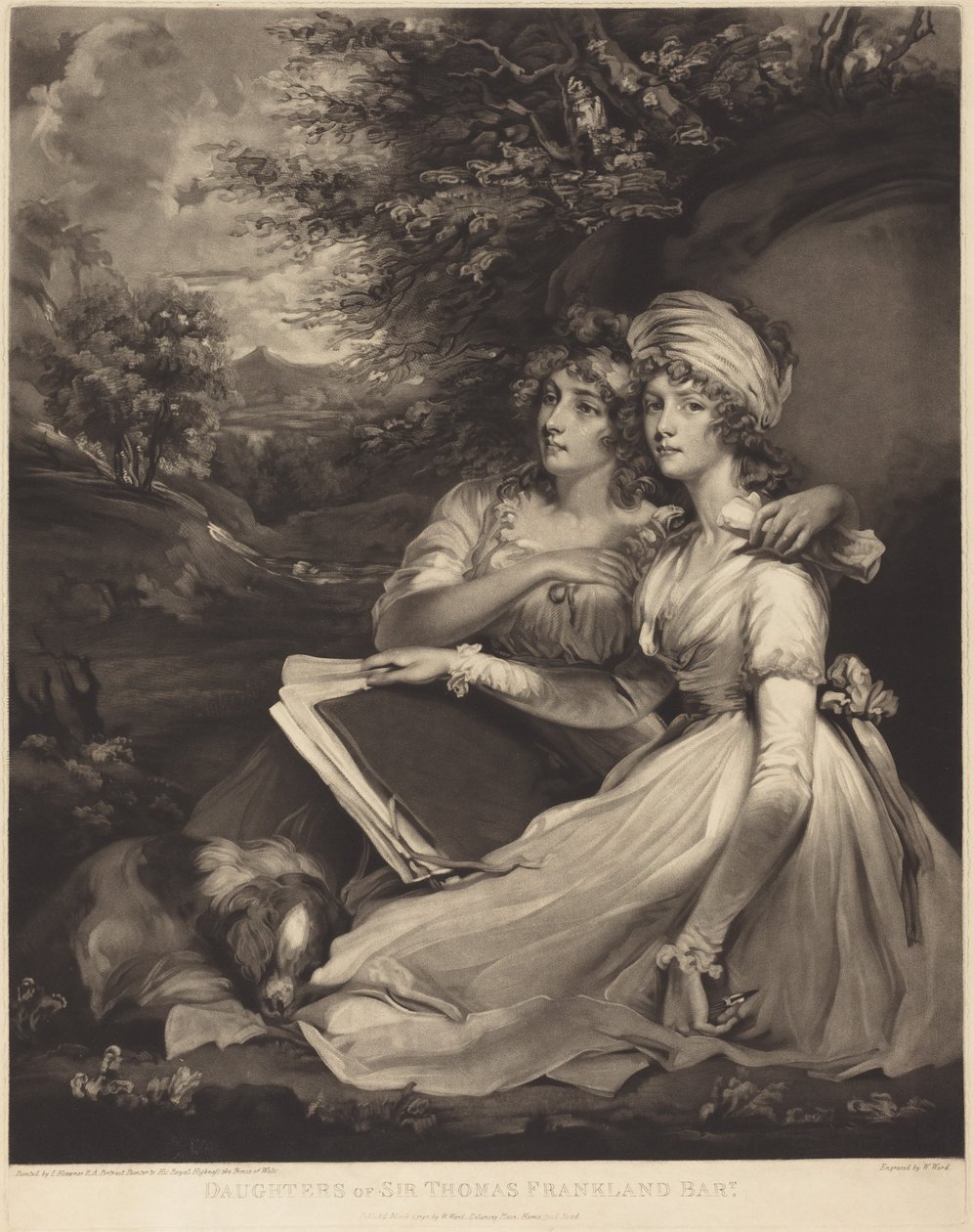 Córki sir Thomasa Franklanda, baroneta (Siostry) autorstwa John Hoppner