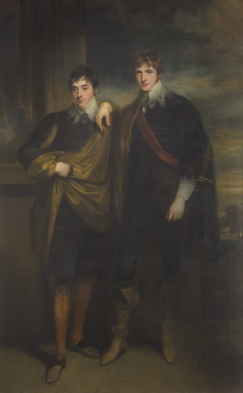 Henry Augustus Berkeley Craven Y Keppel Richard Craven (aceite en lona)pulido autorstwa John Hoppner