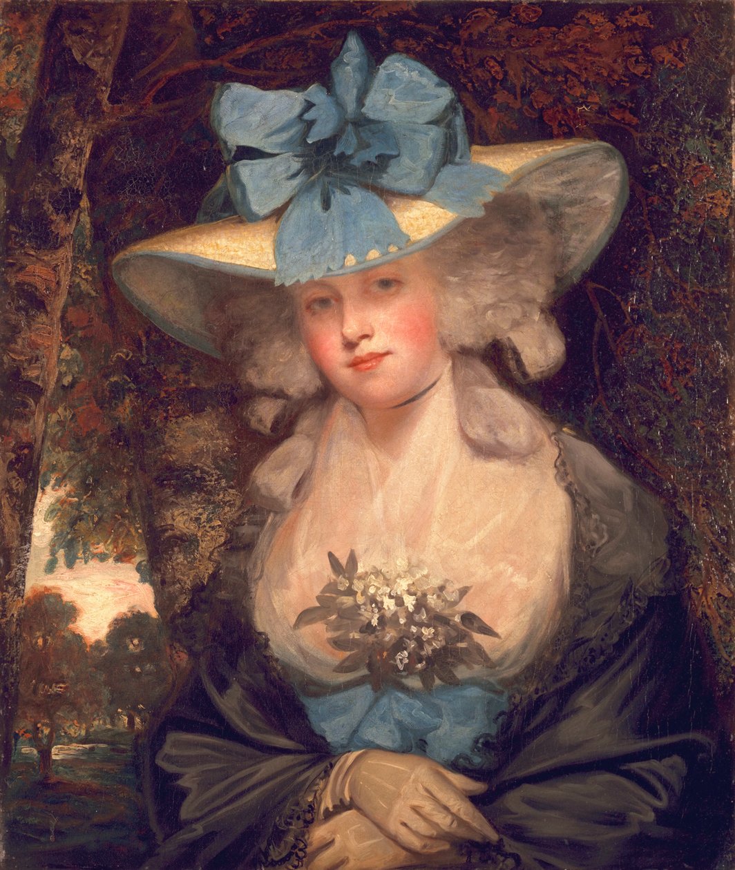 Isabella Seymour Conway, wicehrabina Beauchamp, późniejsza markiza Hertford, c.1789 autorstwa John Hoppner