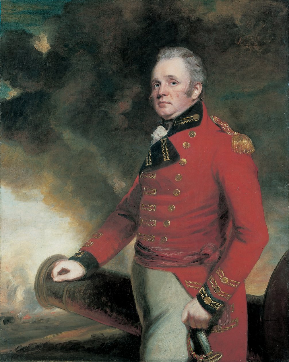 Generał porucznik Sir Thomas Maitland ok. 1812 (olej na płótnie) autorstwa John Hoppner