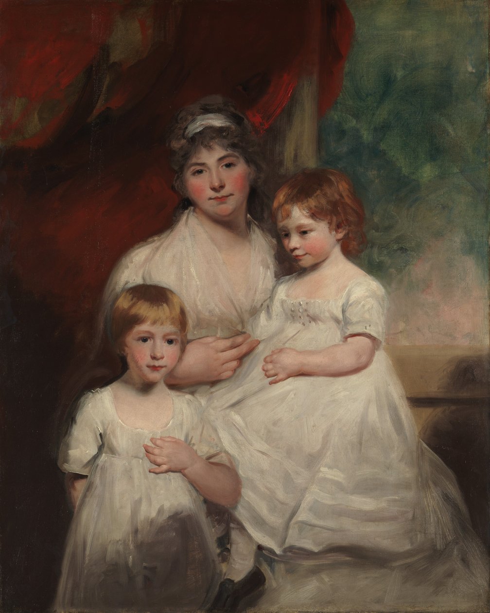 Pani John Garden Ann Garden, 1769-1842 i jej dzieci..., 1796 lub 1797. autorstwa John Hoppner