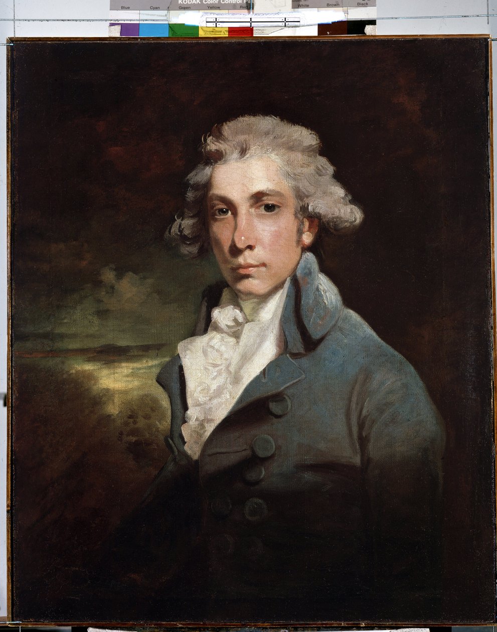 Portret irlandzkiego polityka i dramaturga Richarda Brinsleya Sheridana (1751-1816)"" (Portret dramaturga i męża stanu wigów Richarda Brinsleya Sheridana (1751-1816) Obraz Johna Hoppnera (1758-1810) XVIII w. Wymiary 77x30,3 cm Muzeum autorstwa John Hoppner