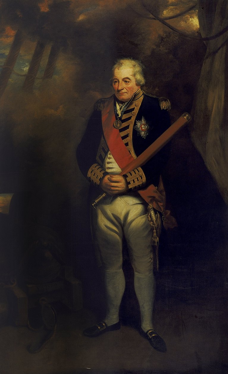 Portret admirała Johna Jervisa autorstwa John Hoppner