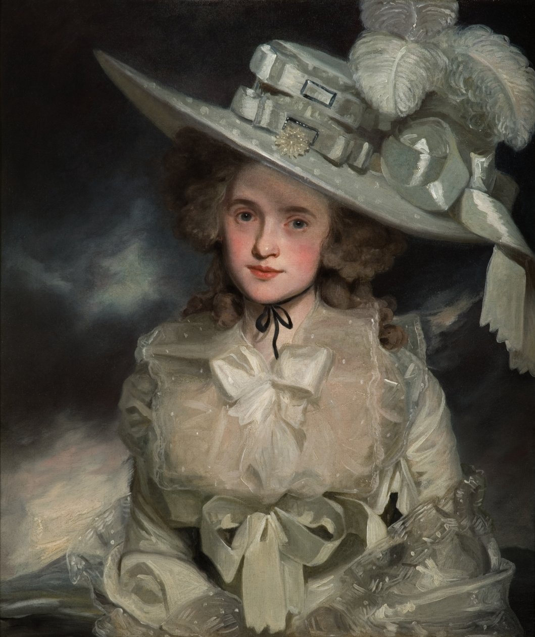 Portret Marii Boteler ze Wschodu, Kent, 1786 autorstwa John Hoppner
