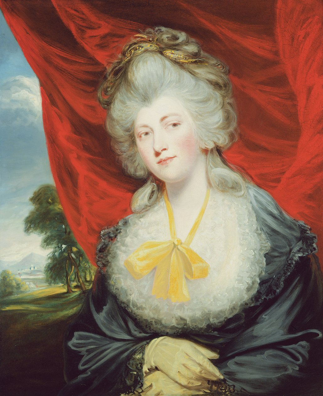 Portret Hon. Isabella Ingram, później markiza Hertford autorstwa John Hoppner