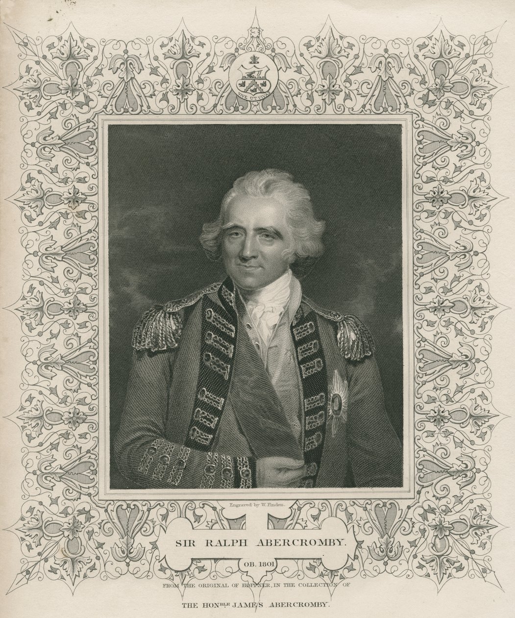 Sir Ralph Abercromby, ilustracja z „Bitwy Anglii na morzu i lądzie” Lieuta. Pułkownik Williams, c.1890 autorstwa John Hoppner