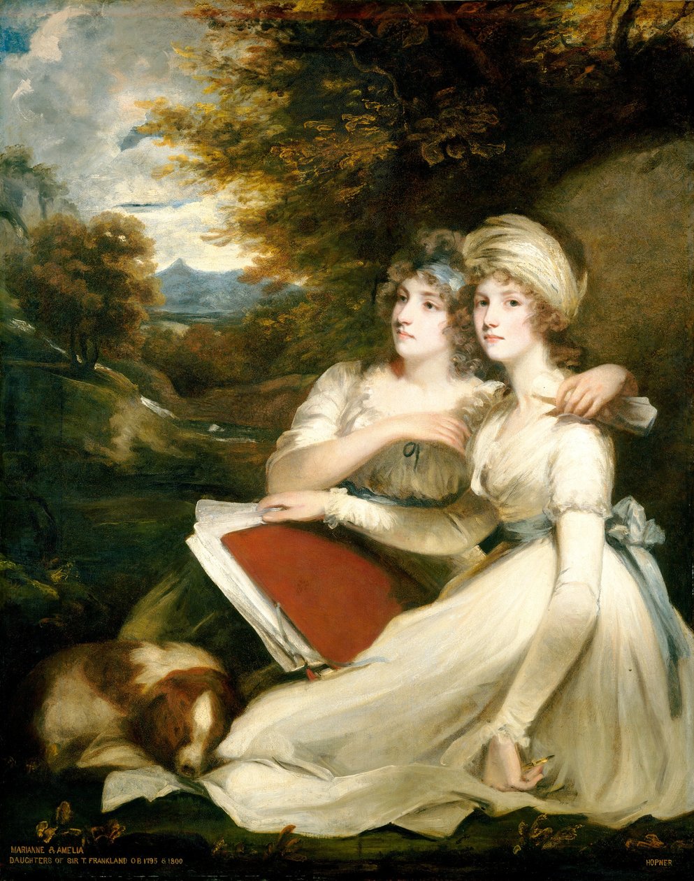 Siostry Frankland autorstwa John Hoppner