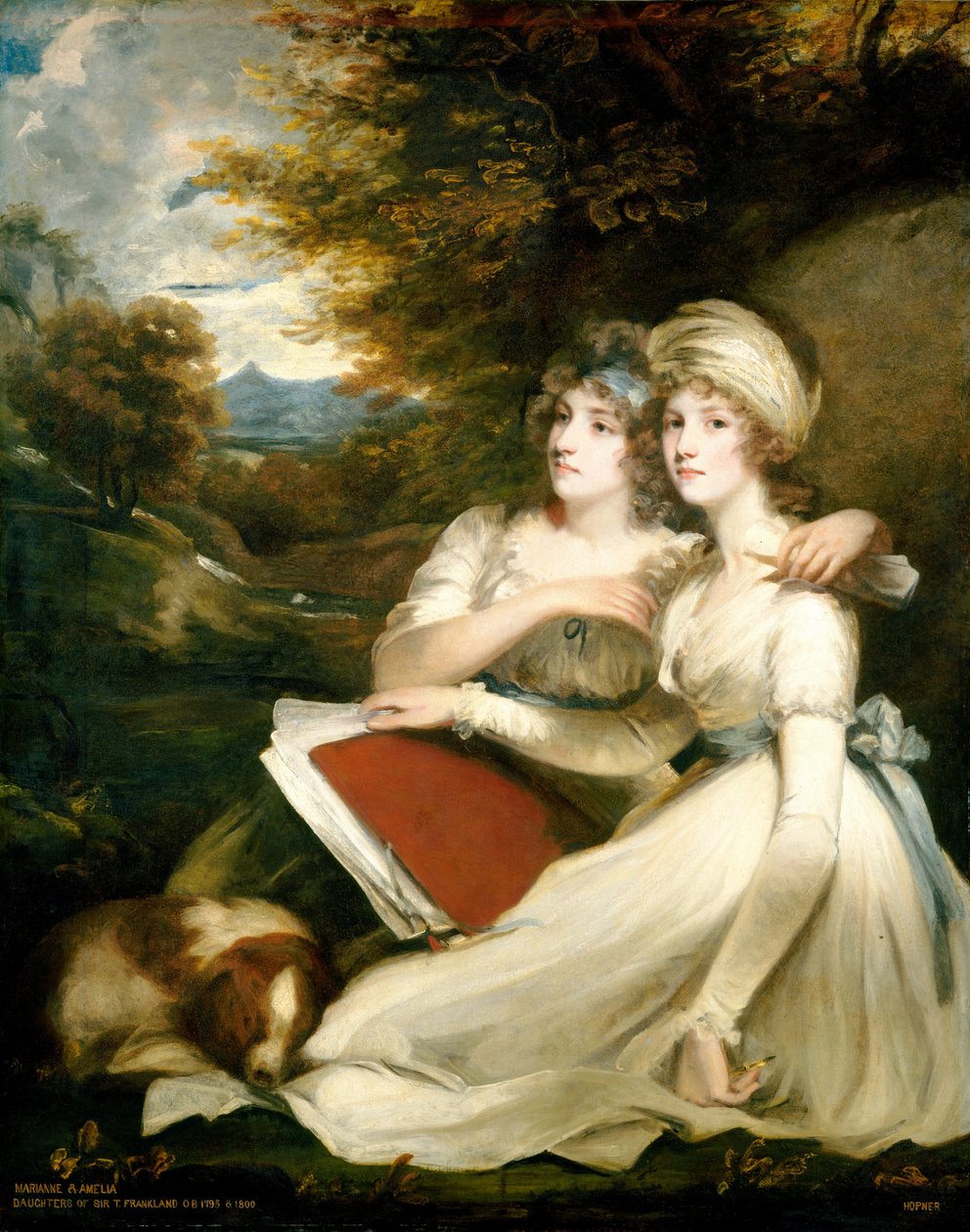 Siostry Frankland autorstwa John Hoppner