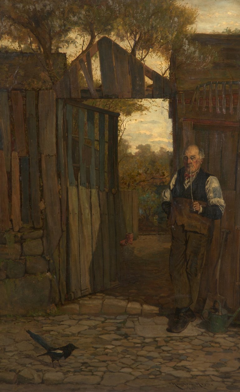 Tkacz i sroka autorstwa John Houghton Hague