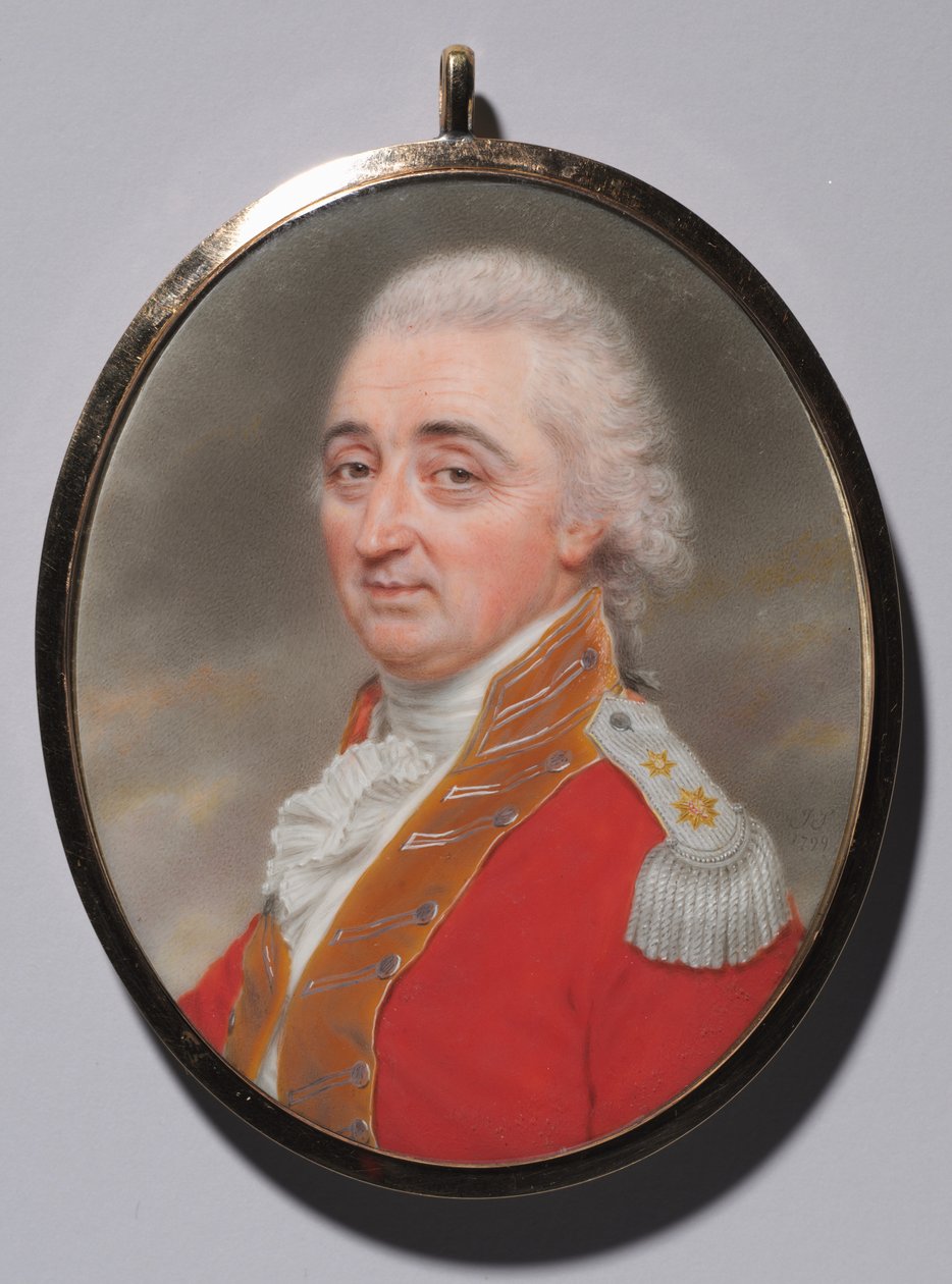 Portret generała porucznika Daniela Burra, 1799. autorstwa John I. smart