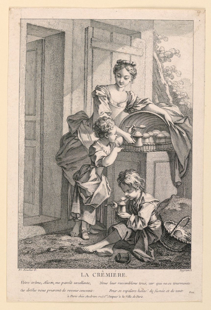 La Crêmiere autorstwa John Ingram